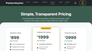 Online Auction Software Pricing: What Vendors Really Charge in 2026